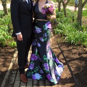 Two piece prom dress!